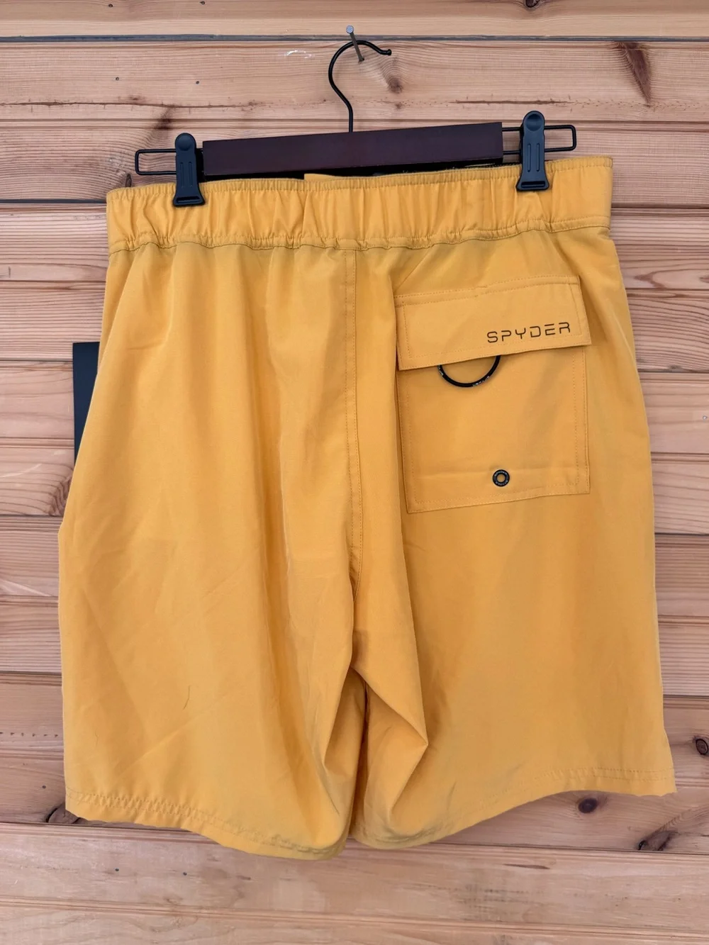 SPYDER | Men’s Board Shorts / Swim Trunks | Size Medium | NWT | Mustard Yellow